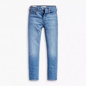 Levi’s Wedgie Straight Fit Jean (Size 27) in Medium Wash